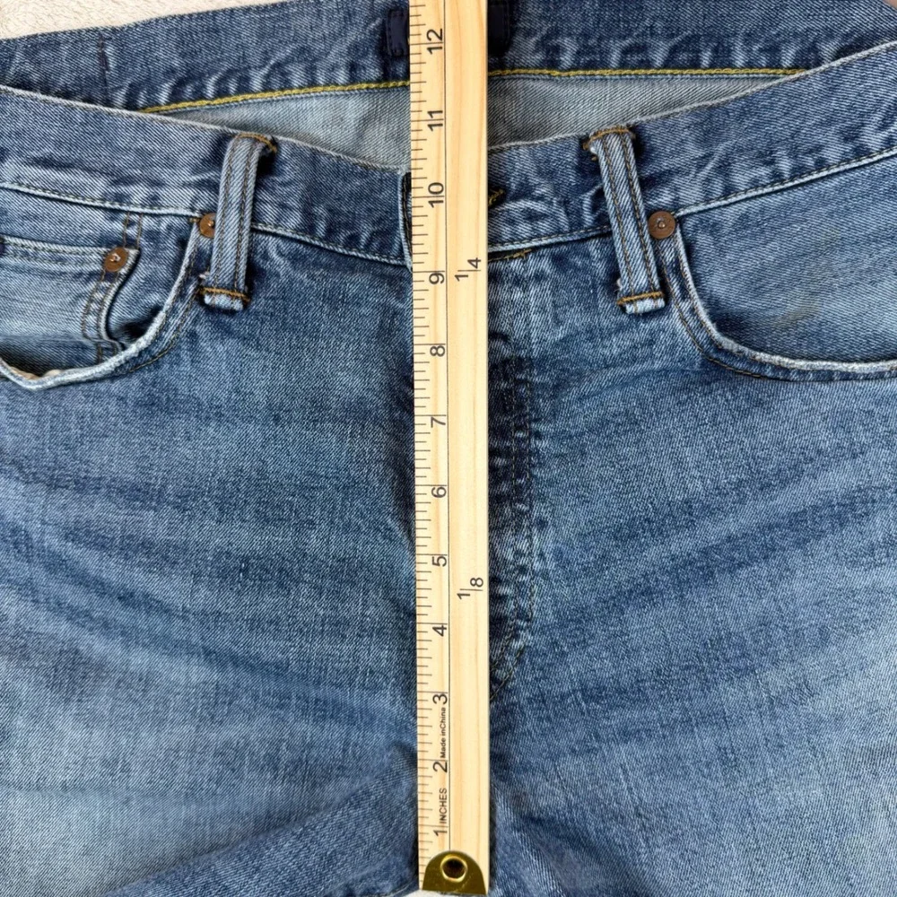 Polo‎ Ralph Lauren Mens Varick Straight Leg Button Fly Blue Jeans 34x30 Denim